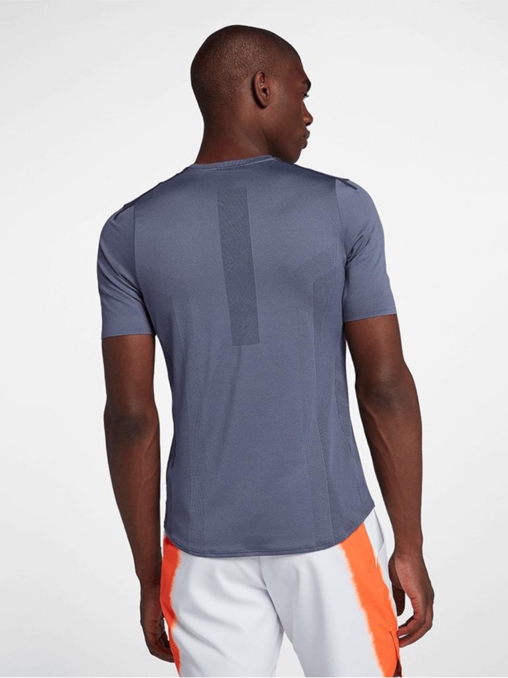 NikeCourt AeroReact Rafael Nadal "Rafa" Tennis Top Gunsmoke/Orange - Picture 5 of 12